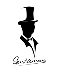 Wall Mural - icon of the gentleman