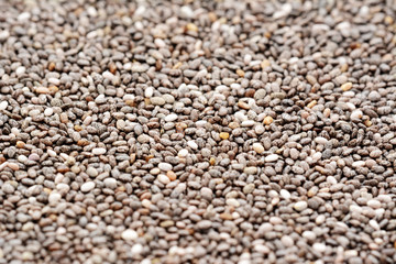 Wall Mural - Chia seeds macro