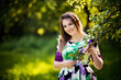 © zadorozhna - Beautiful pregnant woman in sunny park