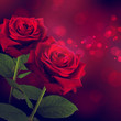 rote Rosen zum Valentinstag
