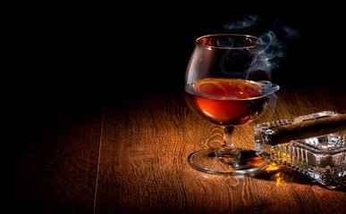 Cognac and cigar