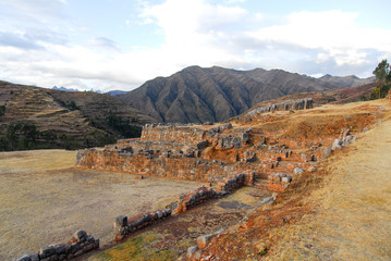 Poster - Inca Palace ruins in Chinchero, Cuzco, Peru