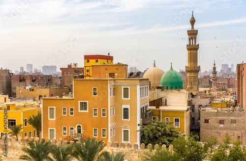 Obraz w ramie Mosque of El-Sayeda Fatima El-Nabawaya in Cairo - Egypt