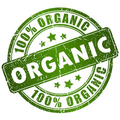 organic vector stamp
