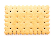 Biscuit Isolated On White Background