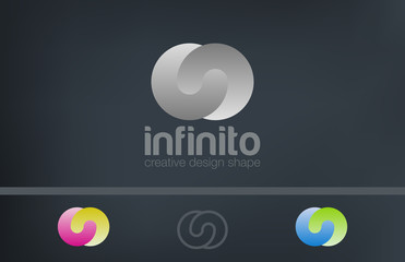 Poster - Logo infinity loop abstract vector design template