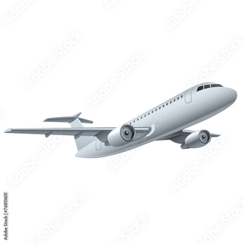 jet airplane Billede på lærred