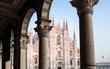 Milan Cathedral Duomo. Italy. European gothic style.