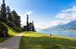 Scenic view of the gardens of Villa Melzi, Bellagio, Lake Como