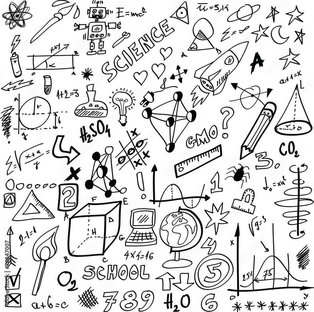 cartoon Science Stock Illustration | Adobe Stock