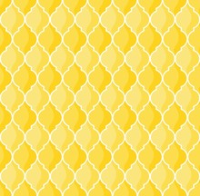 Moroccan Yellow Pattern Vector