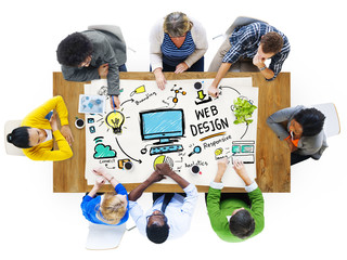 Poster - content creativity digital graphic layout webdesign webpage conc