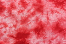 Red Tie Dye Fabric Background
