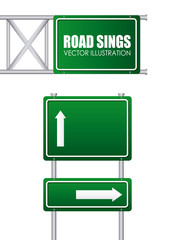 Wall Mural - road signs