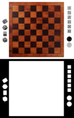 Wall Mural - Checkers Game Stuff