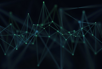 Wall Mural - abstract background science technology