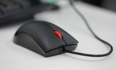 Computer mouse at office