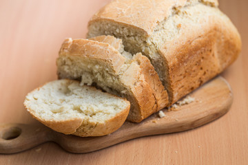 Wall Mural - Freshly baked white bread