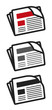 © P666 - journal newsletter picto vecteurs