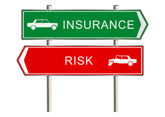 Motor insurance sign