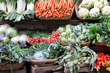 Wall Mural - Organic vegetables