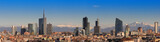 Fototapeta Do pokoju - Views of Milan with Alps in the background