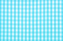 Background Blue Checkered Tablecloth Pattern Abstract