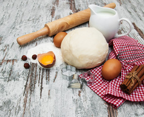 Canvas Print - Baking ingredients