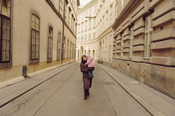 Wall Mural - Woman with Child