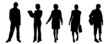 © majivecka - Vector silhouettes of different people.