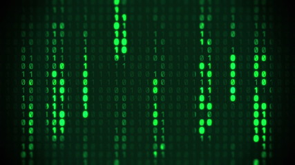 Binary Matrix Falling
