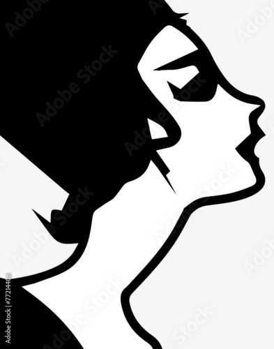 profil de femme expressionniste buy this stock vector and explore similar vectors at adobe stock adobe stock adobe stock