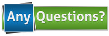 Any Questions Green Blue Button Style