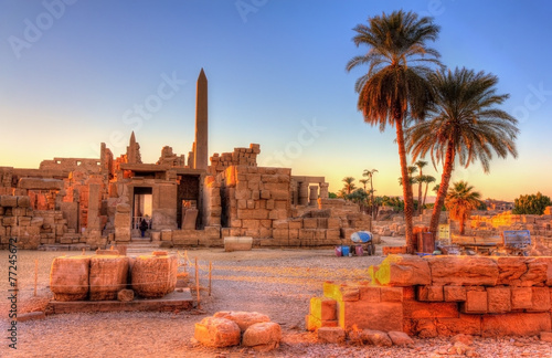 Cuadros en Lienzo View of the Karnak Temple Complex in Luxor - Egypt