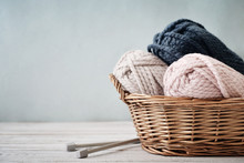 Wool Yarn In Coils