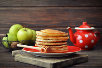 Wall Mural - Stack of pancakes