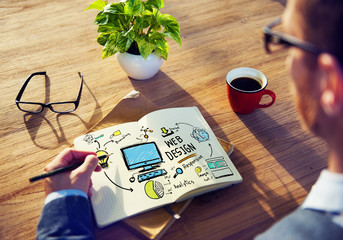 Poster - creativity digital graphic layout webdesign concept