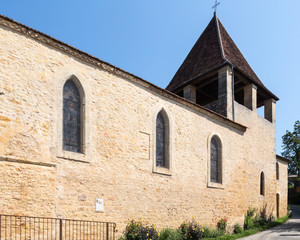 Wall Mural - Limeuil's Church