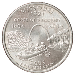 Poster - quarter dollar coin