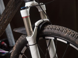 Fototapeta  - Mountain bike suspension detail