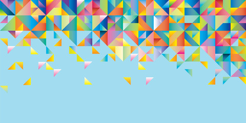 Abstract background of triangles