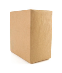 cardboard box  on white background