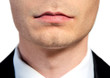 © fuzzbones - Business man mouth closeup