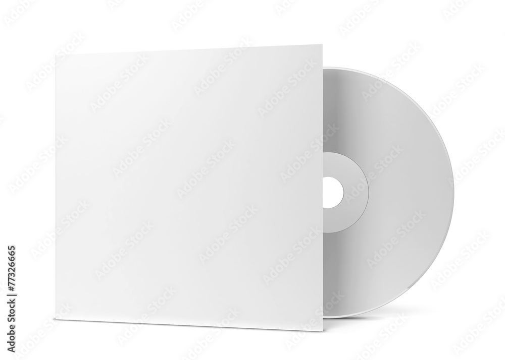 Blank cd cover - obrazy, fototapety, plakaty 