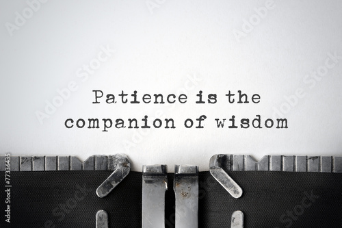 Fotografie, Obraz Perspectives. Inspirational quote typed on an old typewriter.