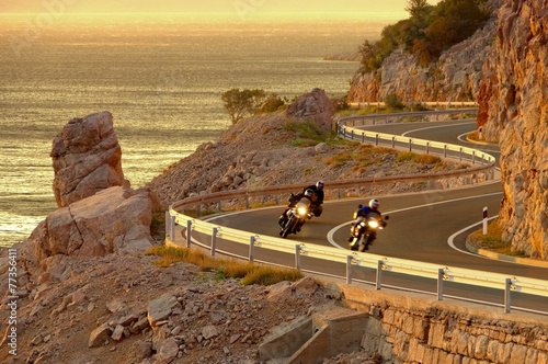 Naklejka na szybę Kuestenstrasse Kroatien - coast road croatia 05