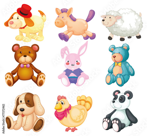 Plakat na zamówienie Stuffed animals