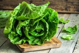 Fototapeta Kuchnia - ripe organic green salad Romano