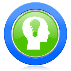 Aufkleber - head icon human head sign