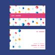 © Oksancia - Vector abstract hanging jewels striped horizontal stripe frame